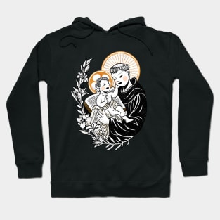 St Anthony of Padua - Catholic Saints Hoodie